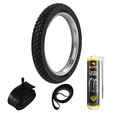 Imagem de Pneu Cg 125 Cg 150 Ybr 125 Yes 125 275-18 42p R34 Rinaldi + Camara + C