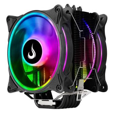 Imagem de Air Cooler Rise Mode Winter Black, ARGB, AMD/Intel, 120mm, Preto - RM-