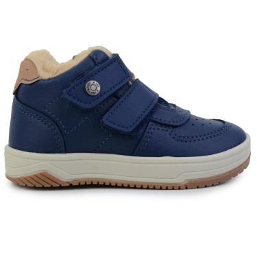 Imagem de Tênis Infantil Meninos Kidy Peluciado Happy Azul - 3131-Masculino