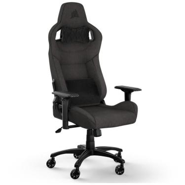 Imagem de Cadeira Gamer Corsair T3 Rush 2023, Até 120Kg, Com Almofadas, Reclinável, Apoio de Braços 4D-Unissex