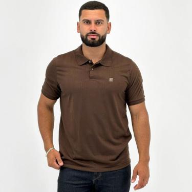 Imagem de Camisa Polo Ogochi Manga Curta Slim com Botão Masculina-Masculino