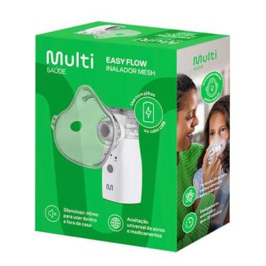 Imagem de Inalador Nebulizador Mesh Portátil Multi Saúde Easy Flow USB Recarregá