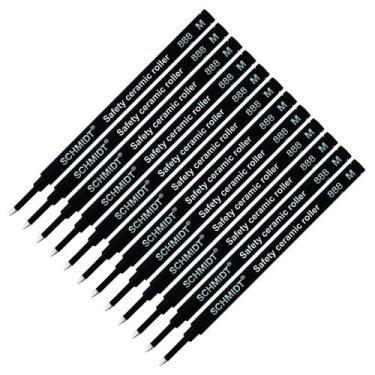 Imagem de Recarga Schmidt 888 preta média 0,7 mm - pacote com 12