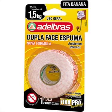 Imagem de Fita Dupla Face Esp.Adel.Xpro 24X2,0M - ADELBRAS