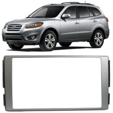 Imagem de Moldura De Painel 2 Din Hyundai Santa Fé 2006 2007 2008 2009 2010 2011 2012 2013 Para C...