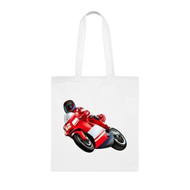 Imagem de SpreadPassion Sacola para motocicleta, presente para motocicleta, bolsa de ombro para motocicleta, ideia de presente de cesta de Natal de aniversário, presente para ela, presente para ele, bolsa