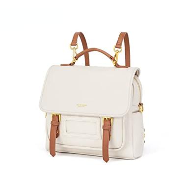 Imagem de Mochila feminina elegante branca leite grande capacidade feminina luxo mochila para adolescentes mochila escolar, Multi