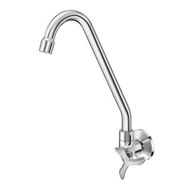 Imagem de Torneira Cozinha Parede Bica Alta 1/4v Nova Pertutti Docol