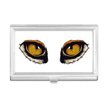 Imagem de Porta-cartões de visita com estampa de animal de raposa com desenho animado