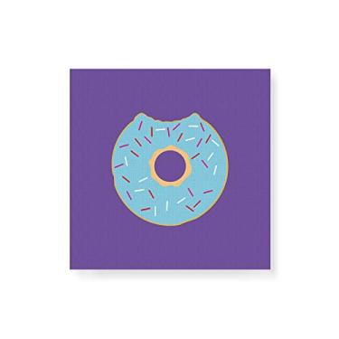 Imagem de Arte Maníacos Quadro Decorativo em Tela Canvas Donut Aul - 50x50cm