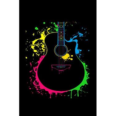 Imagem de Notebook: Graph Paper Composition Notebook - Grid Paper Notebook - Quad Ruled Paper - 6"x 9" - 120 Pages - perfect as music book or song writing book, ... for guitarists, guitar players and musicians!