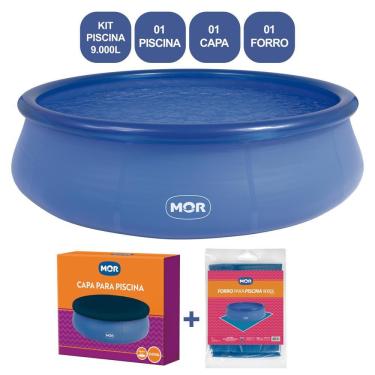 Imagem de Kit Piscina Circular Inflável 9.000 L