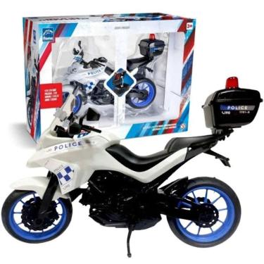 Imagem de Moto Policia Brinquedo Infantil Multi Motors Roma