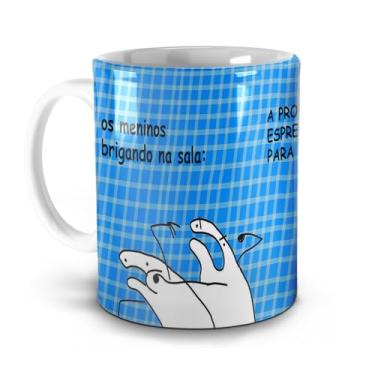 Imagem de Caneca Meme Flonk - Prof. Explicando a Matéria