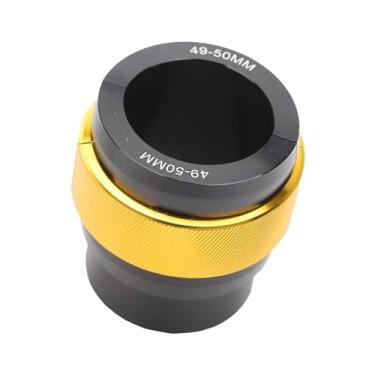 Imagem de Dynwave Conjunto de vedação de óleo para garfo dianteiro de motocicleta, design de vedação de alta confiabilidade, fácil de instalar, acessório de amortecedor, Ouro 49mm a 50mm