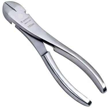 Imagem de WEDO Alicate de corte diagonal de aço inoxidável de 19 cm, alicate de corte lateral, cortador de fio, cortadores diagonais para cortar fios, comprimento de 190 mm
