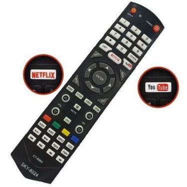 Imagem de Controle Remoto Tv Semp Tcl Smart com Tecla netflix - Ciriacom