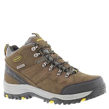 Imagem de Skechers Relment-Pelmo Bota de caminhada masculina, Caqui, 13 Wide