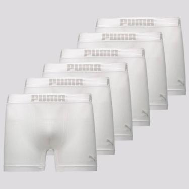 Imagem de Kit 6 Cuecas Boxer Puma Sem Costura, G
