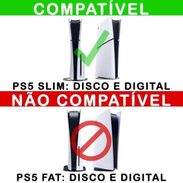 Imagem de Adesivo Compatível PS5 Slim Playstation Skin - Black Myth: Wukong - Po