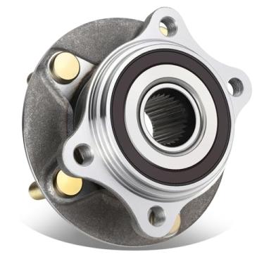 Imagem de DNA MOTORING Conjunto do cubo do rolamento da roda dianteira compatível com Mazda 3/16-21 14-18 CX-3, OEM-WHA-0291, B45A-33-04X