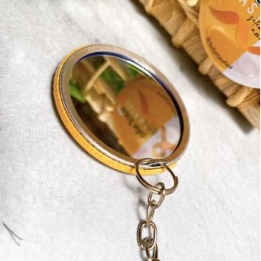 Imagem de Mini Espelho com Chaveiro Personalizado - Tecbotton 