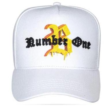 Imagem de Boné Blck Number one Snapback Unissex - Branco Branco ÚNICO-Unissex