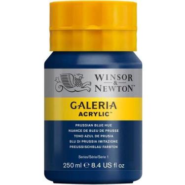 Imagem de Tinta Acrílica Galeria Winsor Newton 250ml 541 Prussian Blue - Winsor 