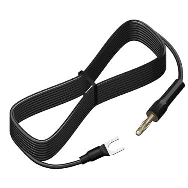 Imagem de Plugue giratório personalizado com fio de terra banhado a 1,8 m de comprimento para Technics SL- Modelos B92 B250 B921A Turntable Ground Wire Technics Ground Wire Turntable Ground Ground