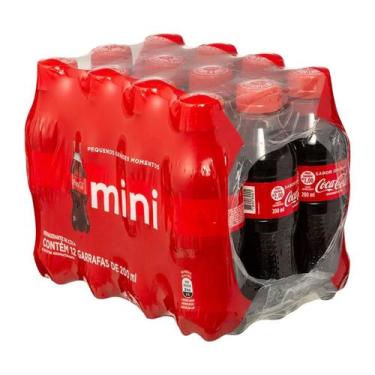 Imagem de Garrafa Pequena Coca Cola Original 200ml Pack 12 Unidades - Coca-Cola