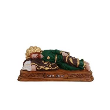 Imagem de Imagem de São José dormindo 12cm resina - R&S