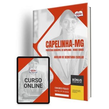 Imagem de Apostila Prefeitura de Capelinha - MG 2024 - Auxiliar de Secretaria Es