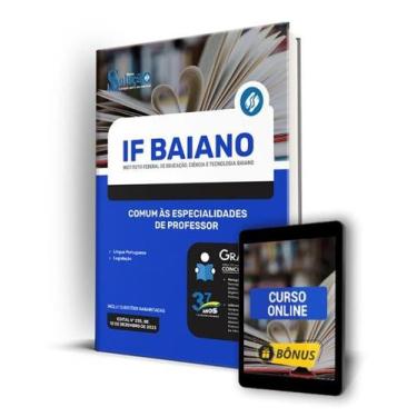 Imagem de Apostila IF Baiano - Comum às Especialidades de Professor - Editora So