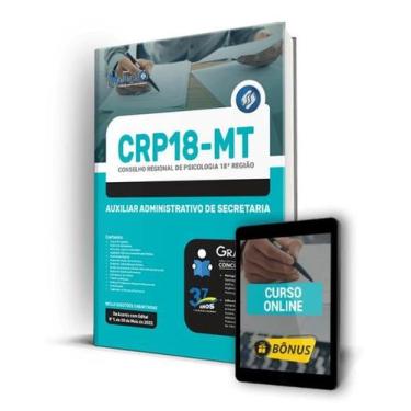 Imagem de Apostila CRP-MT - Auxiliar Administrativo de Secretaria - Editora Solu