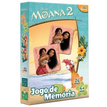 Imagem de Jogo da Memória Moana 2 com 24 Pares Educativo Toyster