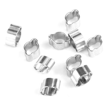 Imagem de 10pcs Ferro Zinco Galvanizado Galvanizado Com Duas Mangueiras de Orelha 5-23mm para Tubo de Gasolina, Clipe de Tubo, Grampo de Faixa, Clipe de Junta (5-7mm)