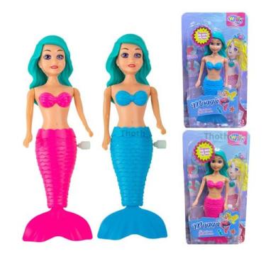 Imagem de Boneca Sereia Ariel A Corda Que Nada Sozinha Mexe Barbatana - Well Kid