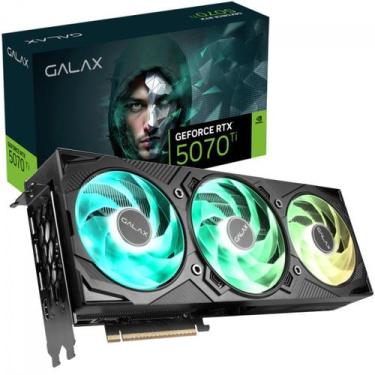 Imagem de Placa de Vídeo Galax NVIDIA GeForce RTX 5070 Ti EX 1-Click OC, 16GB, G