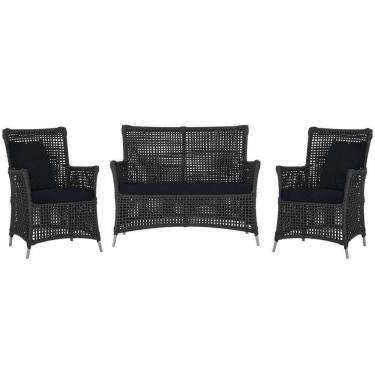 Imagem de  Jogo Sofá e 2 Poltronas de Área Igapó Alumínio