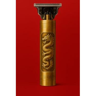 Imagem de Máquina de Cortar Cabelo Profissional DRAGÃO PRO - Kit Completo Sem Fio para Barba, Pezinho e Degradê (4 Pentes + Óleo + Escova Premium)