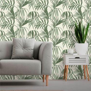 Imagem de Papel de Parede Vinil Autocolante Natura Palmeiras - Inove Papéis de P