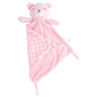 Imagem de Naninha Com Textura Tamanho Único Feminino Pimpolho - Urso/Rosa