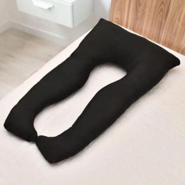 Imagem de Travesseiro de corpo para Gestante Gravida 1,20x60 micropercal 200 fio