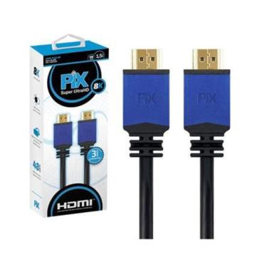 Imagem de Cabo Hdmi Plus 2 1 8k Hdr 1 5 Metros 19p Pix 018 2130