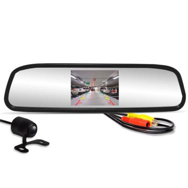 Imagem de Retrovisor M7 Com Tela Lcd 4.3 Polegadas Com Câmera De Ré