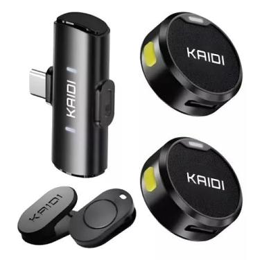 Imagem de Microfone Sem Fio de Lapela Clip-on Para Celular – Compatível com iPhone 15/16, Android USB-C, Smartphone e Tablet – para Gravação, Vídeo, Podcast, YouTube e Live Streaming - Premium