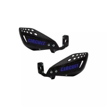 Imagem de Protetor Mão Circuit Par Vector Carbono Azul Haste Nylon