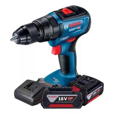 Imagem de Parafusadeira furadeira Impacto BOSCH Gsb 18v-50 + 2 Baterias + Carreg