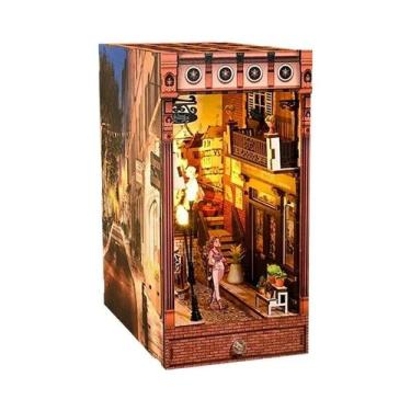 Imagem de Conjunto De Estante Para Casa De Bonecas DIY, Quebra-cabeça 3D, Kit De