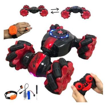 Imagem de Carrinho Acrobata Sensor Relógio Pulseira Gestos Bw Cores Cor Vermelho